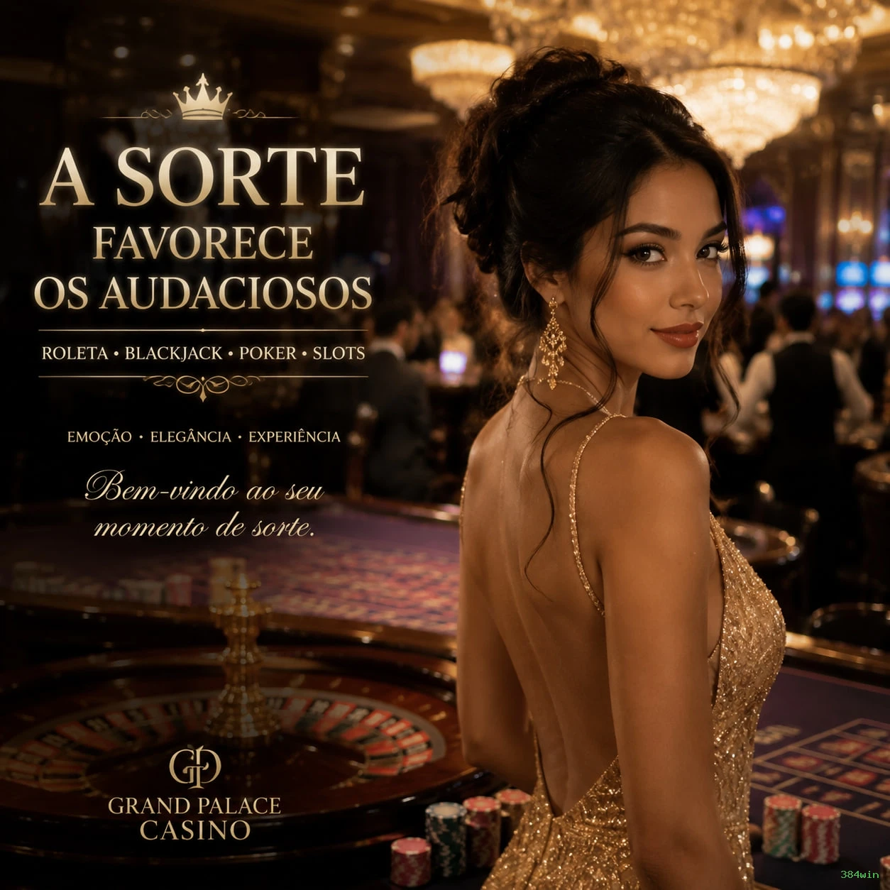 Interface do cassino ao vivo